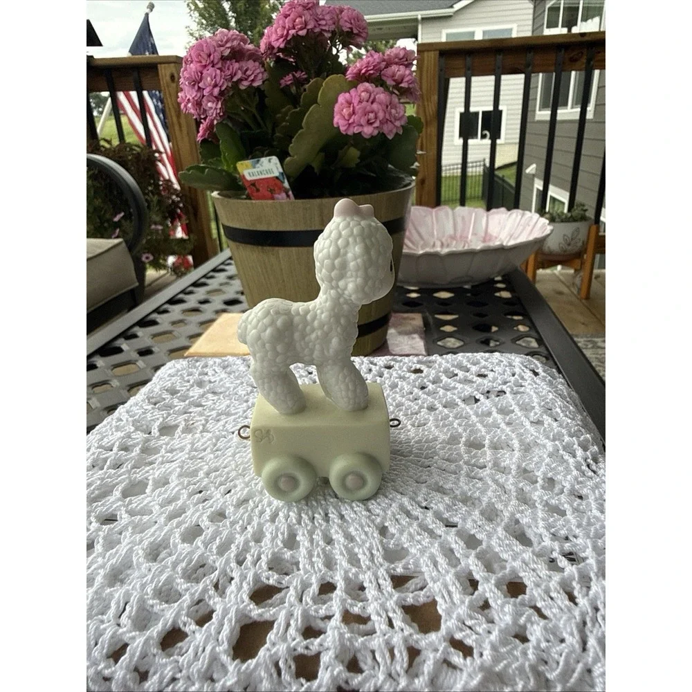 Precious Moments-Birthday Train -Happy Birthday Little Lamb - Lamb Age 1-No Box